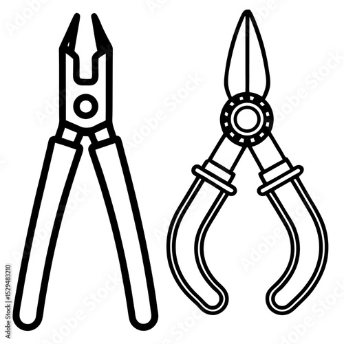 Wire Cutter & Stripper Tool Set