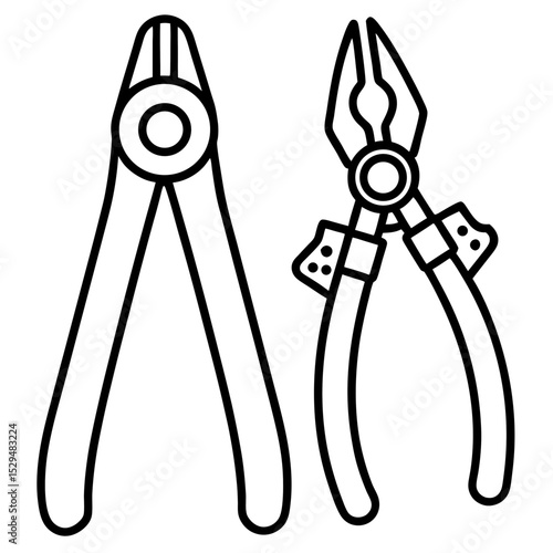 Wire Cutter & Stripper Tool Set