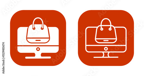 Online Shopping Icon Design