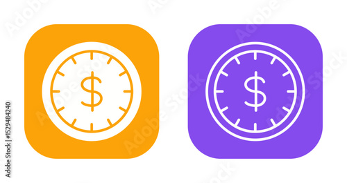 Time is Money Icon Design