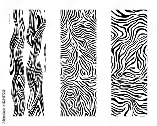 abstract zebra print seamless patterns