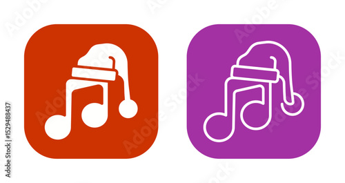 Holiday Music Icon Design