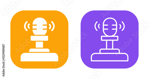 Gaming Microphone Icon Design