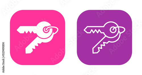 Room Key Icon Design