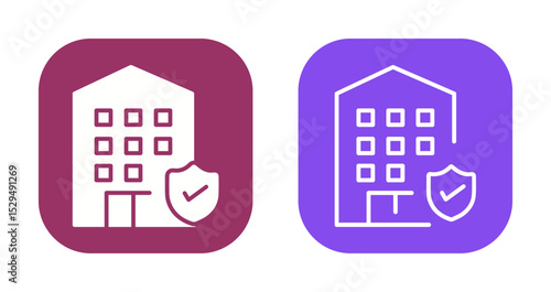Hotel Security Icon Design