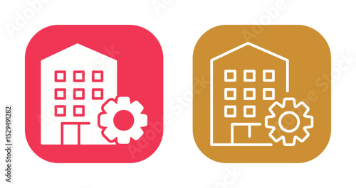 Hotel Maintenance Icon Design