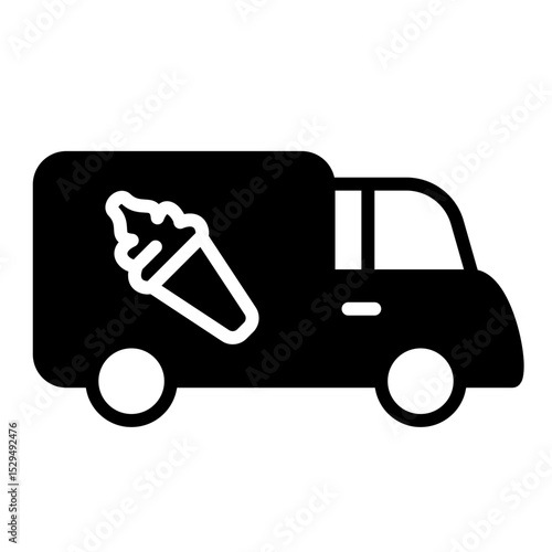 Ice cream truck icon