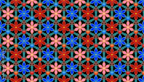 Dancheong korean traditional art