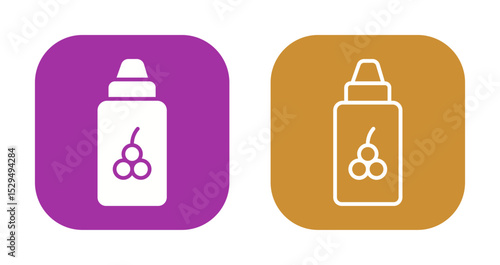 Vape Liquid Icon Design