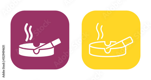 Ashtray Icon Design