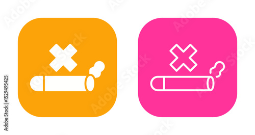 No Smoking Icon Design