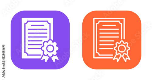 Certificate Icon Design
