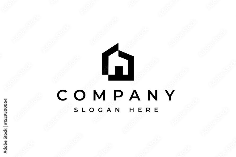 house home architect building logo vector icon illustration flat black design house home architect building logo vector icon illustration flat black design