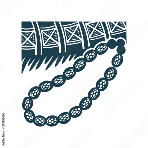 Fa Oracle System: Divination Chain Icon Vector