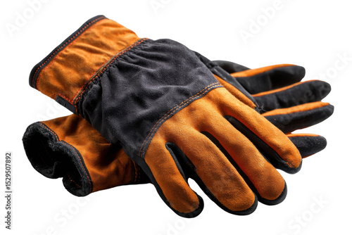 Protective Gloves: A pair of rugged, leather work gloves, the epitome of durability and reliability for any job.