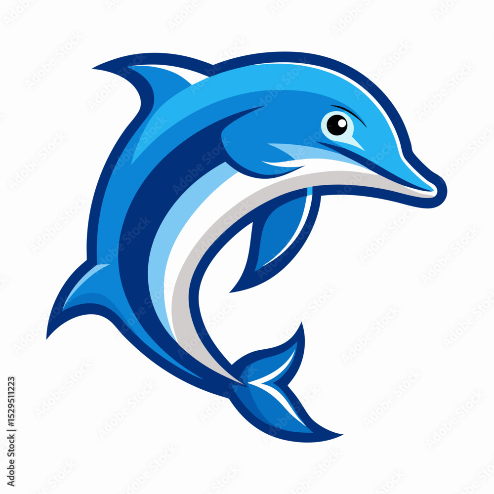 Obraz premium dolphin vector illustration