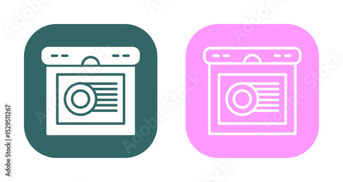Dishwasher Icon Design