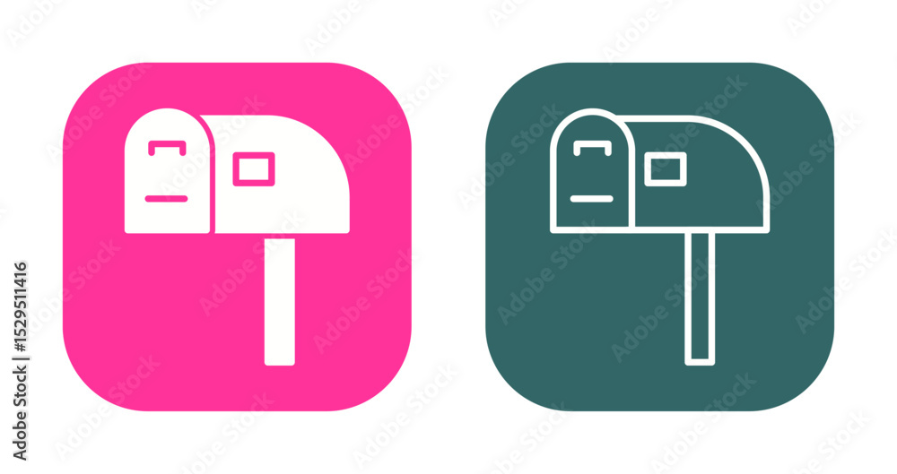 Mail Box Icon Design Mail Box Icon Design