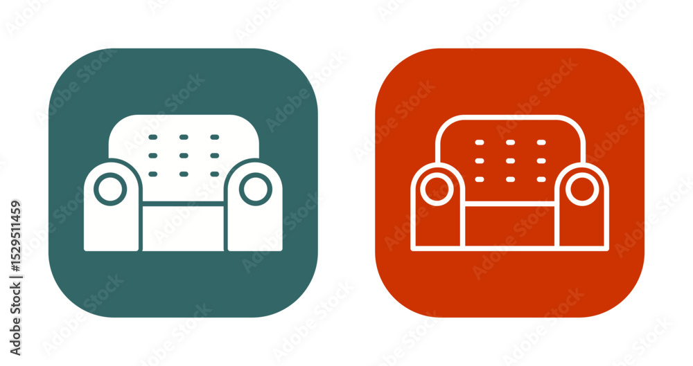 Armchair Icon Design Armchair Icon Design