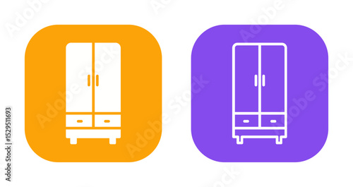 Cabinet Drawer Icon Design