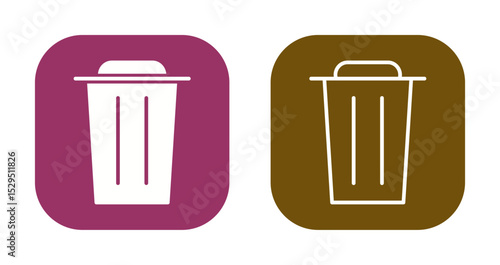 Trash Can Icon Design
