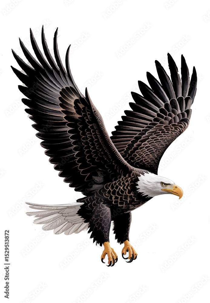 Obraz premium american bald eagle