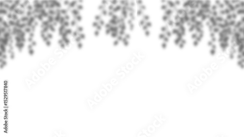 Organic shadows of leaves isolated on transparency. Artistic tree branch silhouettes. Natural mockup background for spring designs, product display, or branding templates.