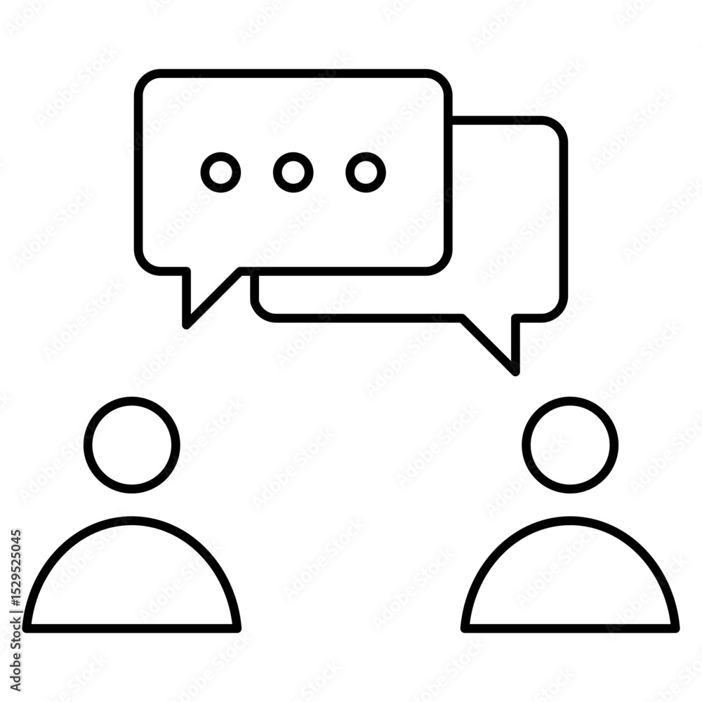 Naklejka premium communication skills