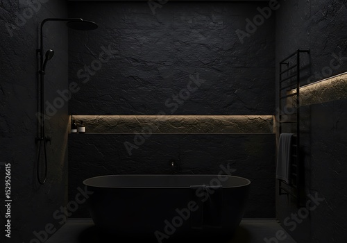 Hitam Stone Bathroom Drama