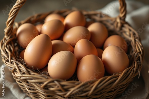 Wallpaper Mural Free-range chickens on organic farm,Happy brown hens feeding on grass in a backyard farm environment with natural fencing Torontodigital.ca