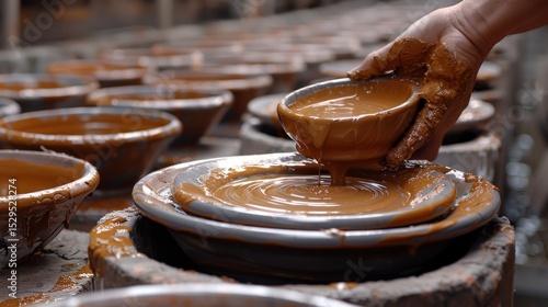 the ceramic manufacturing process,