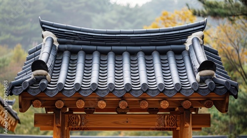 Traditional Korean home designs are known for their elegant, simple architecture and often use natural materials such as wood