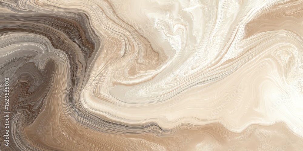 Marble swirl texture in soft mocha and cream hues, abstract elegant flow, luxurious look Marble swirl texture in soft mocha and cream hues, abstract elegant flow, luxurious look
