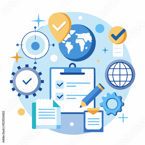 World Standards Day Quality and Compliance Vector Illustration
