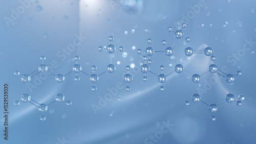 Wallpaper Mural emopamil molecular structure, 3d model molecule, calcium channel blocker structural chemical formula view from a microscope Torontodigital.ca