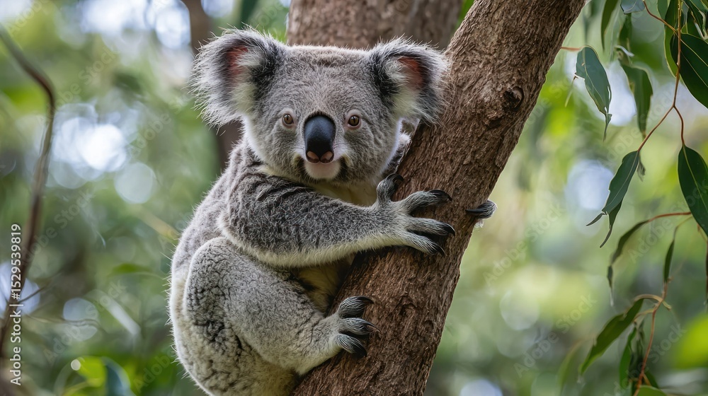 Fototapeta premium Koala hospital sign in Port Macquarie nature reserve