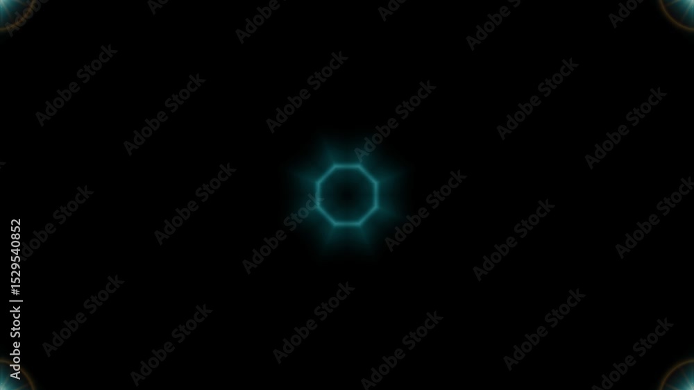 Psychedelic Kaleidoscope light loop motion. stars light in the darkness. Psychedelic Kaleidoscope light loop motion. stars light in the darkness.