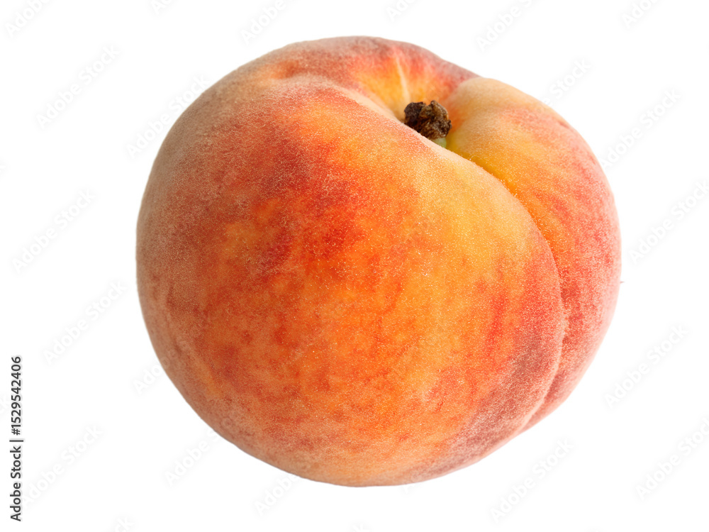 Fresh peach isolated on transparent background Fresh peach isolated on transparent background
