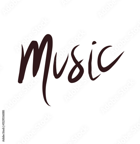 music word calligraphy design (20250611094212).eps