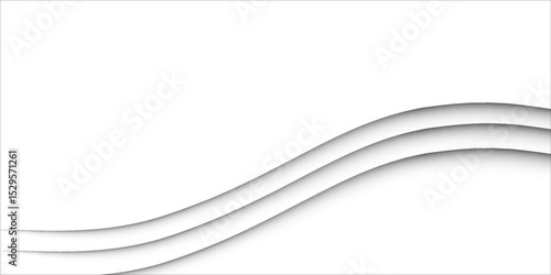 abstract white background with gradient color and artistic dynamic line decoration