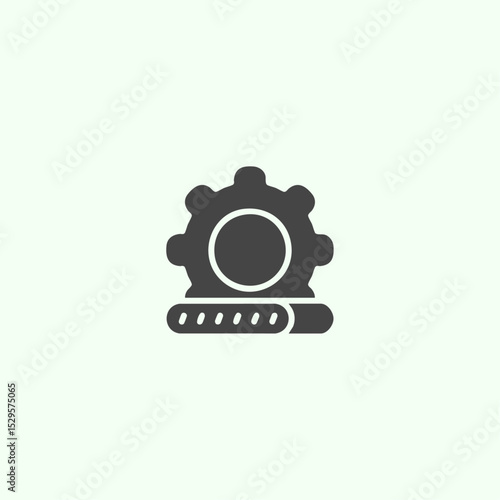 Upgrade icon logo flat vector design