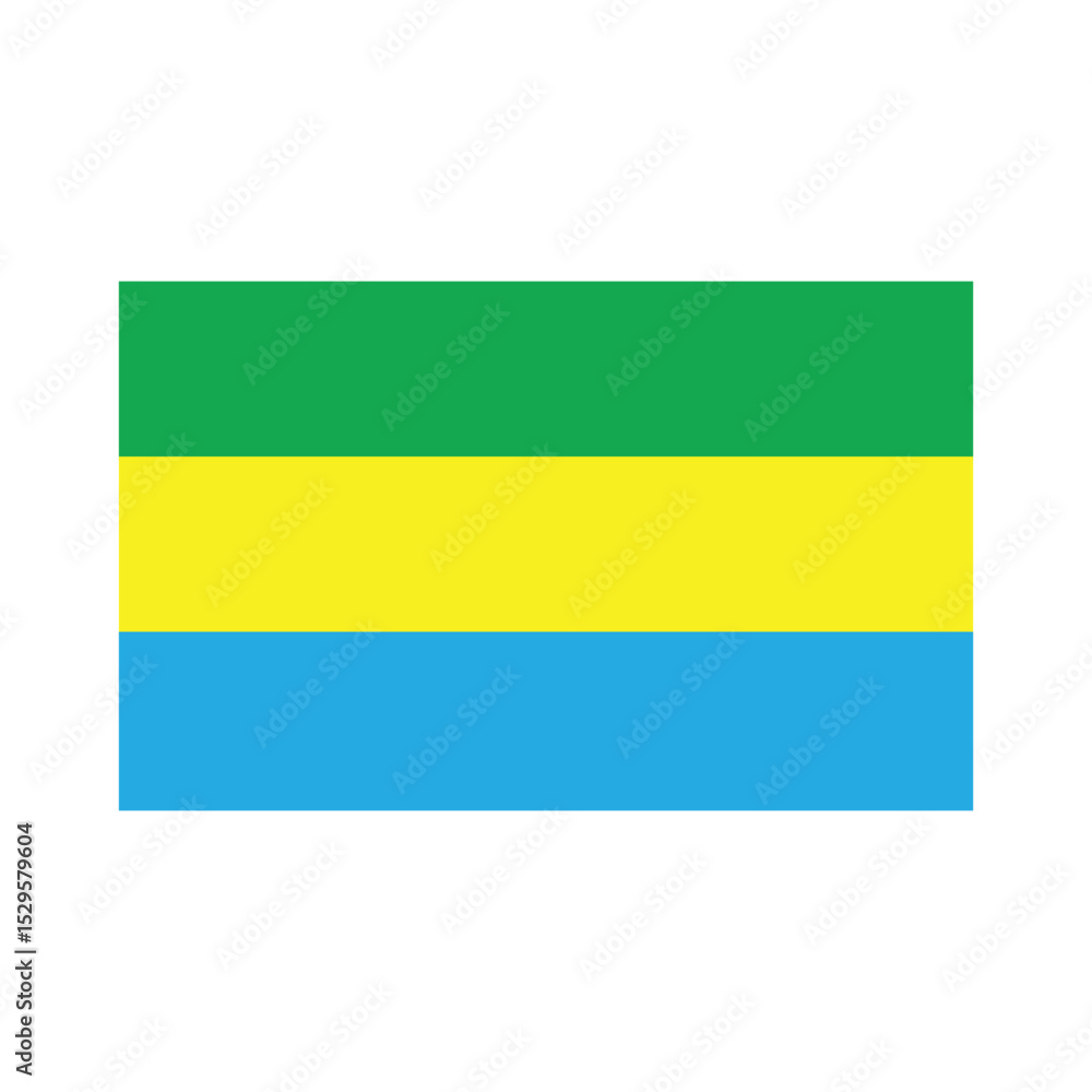 flag of gabon flag of gabon