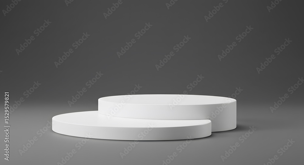 white podium altar isolated for mockup products white podium altar isolated for mockup products