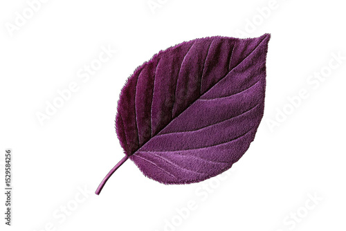 Close-up of a deep purple leaf