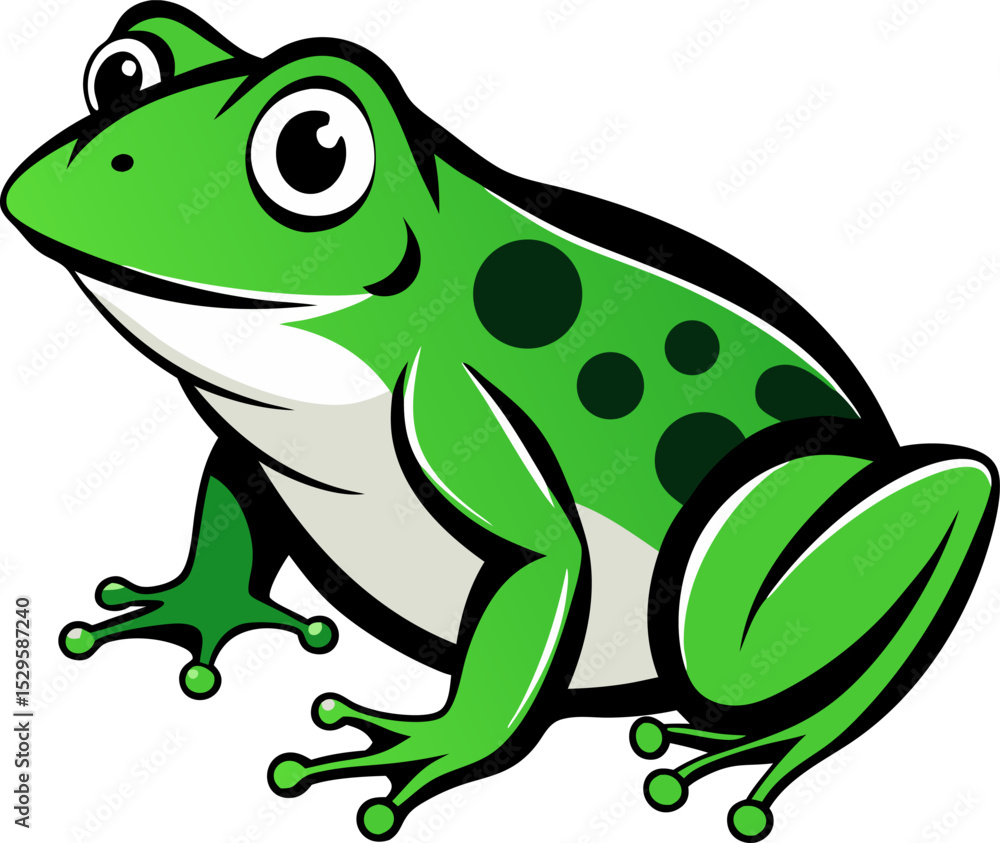 Obraz premium green tree frog