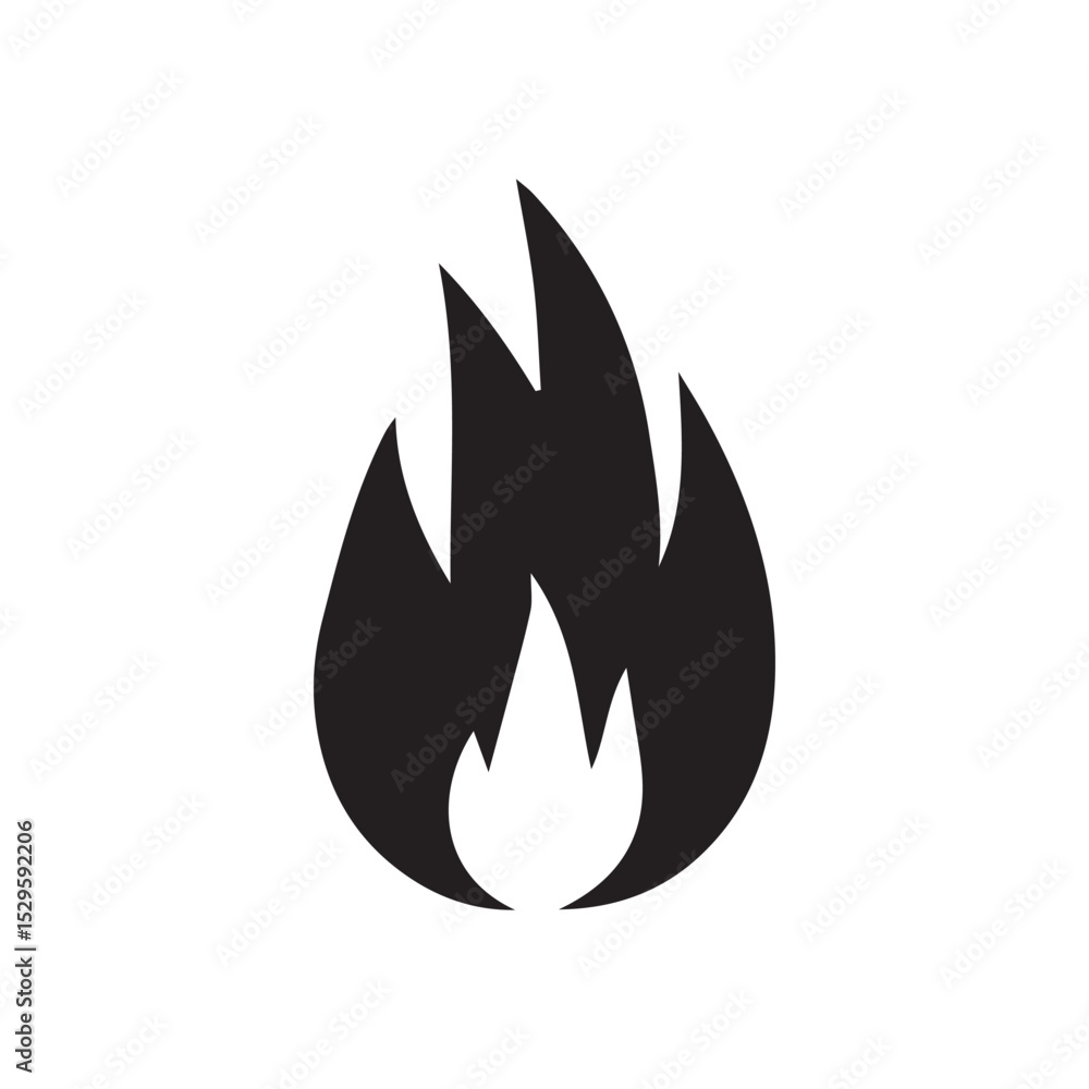 vector illustration of a fire vector illustration of a fire