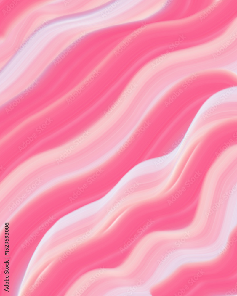 Obraz premium Seamless pink wave gradation color textured abstract illustration for wallpaper background or template