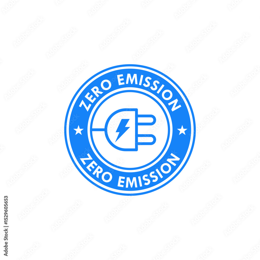 Zero Emission Icon Vector Zero Emission Icon Vector