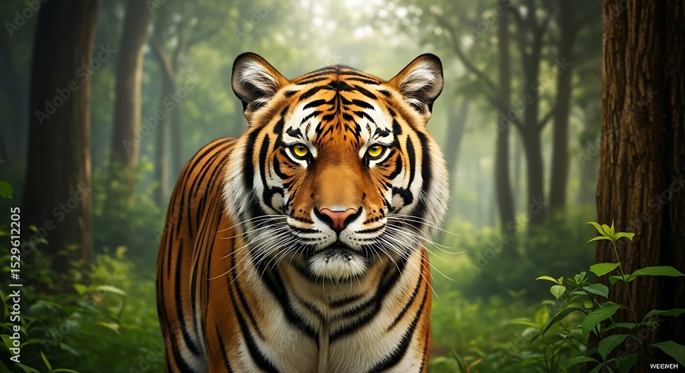 Obraz premium tiger in the jungle