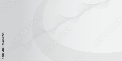 abstract white gradient color background with curve and swirl lines decoration